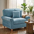 Archie Lagoon Snuggle Chair from Roseland Furniture