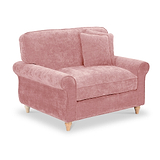 Archie Blush Snuggle Chair from Roseland Furniture