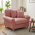Archie Blush Snuggle Chair from Roseland Furniture