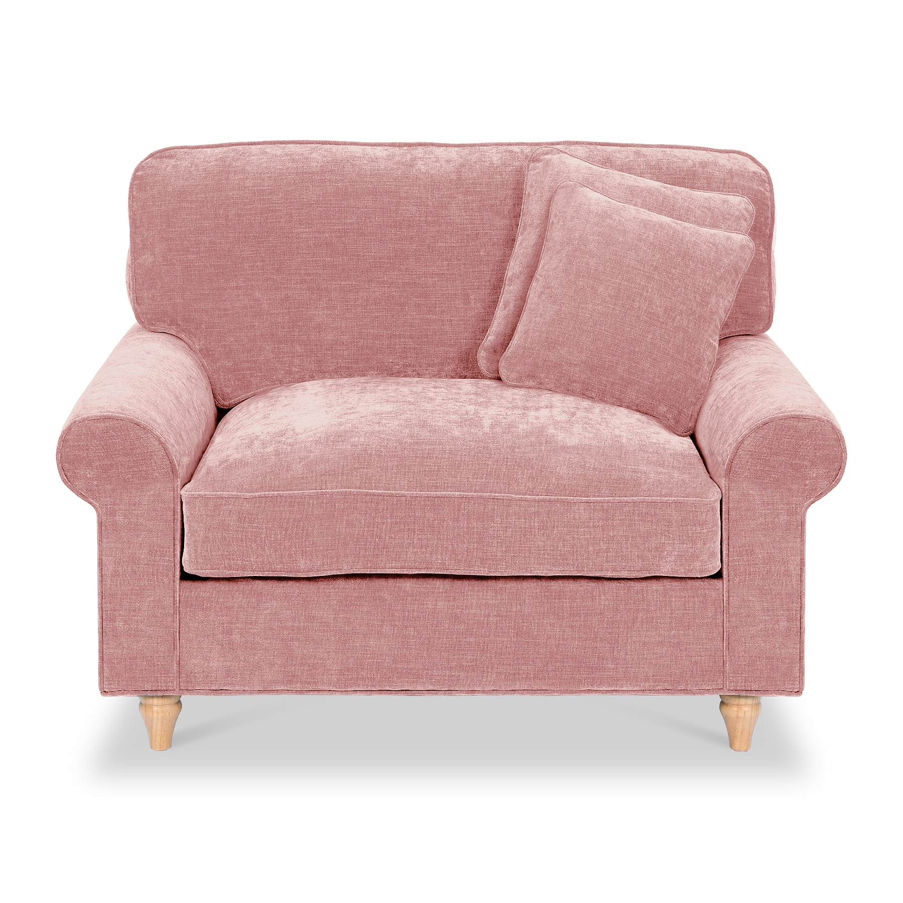 Archie Snuggle Chair Blush from Roseland Furniture