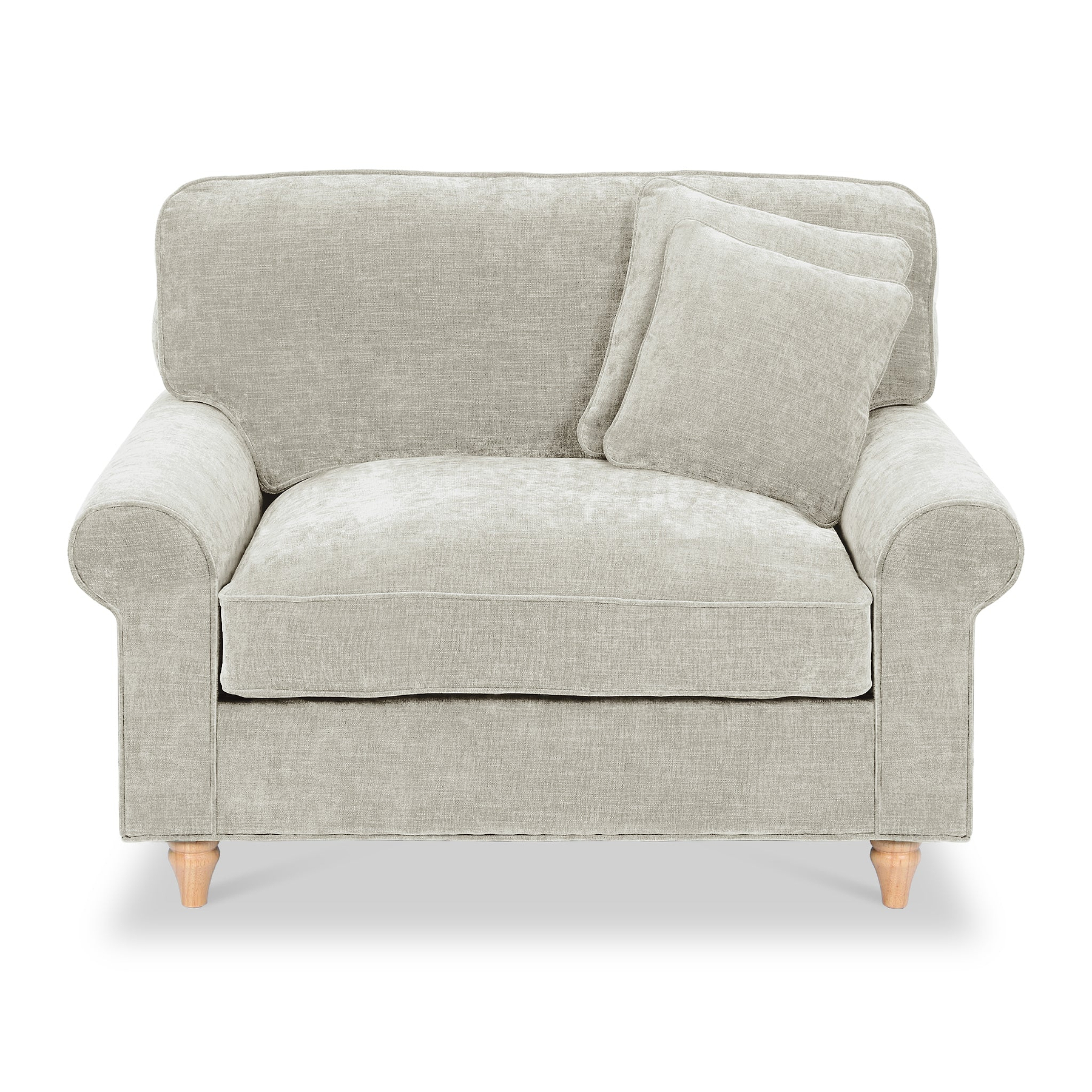 Archie Snuggle Chair Mink from Roseland Furniture