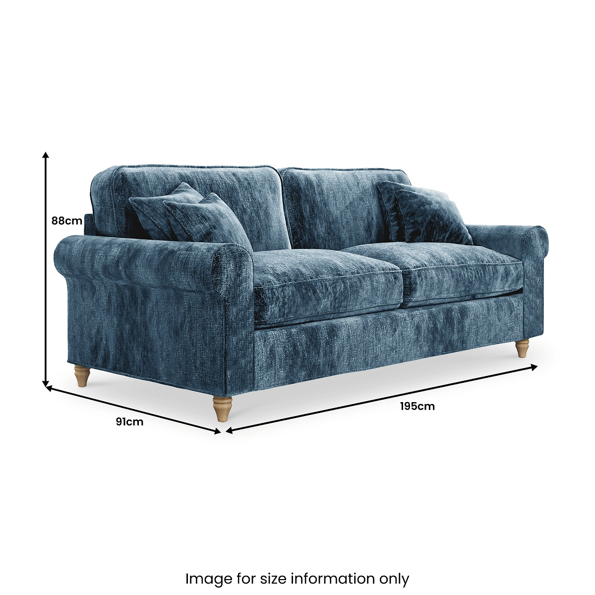 Archie Sofa Bed Navy from Roseland Furniture