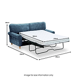 Archie Sofa Bed Navy from Roseland Furniture