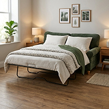 Archie Sofa Bed Moss Green from Roseland Furniture