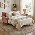 Archie Sofa Bed Blush from Roseland Furniture