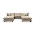 Rumi Stone U Shaped Sofa from Roseland Furniture