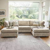 Rumi Stone U Shaped Sofa from Roseland Furniture