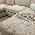 Rumi Stone U Shaped Sofa from Roseland Furniture