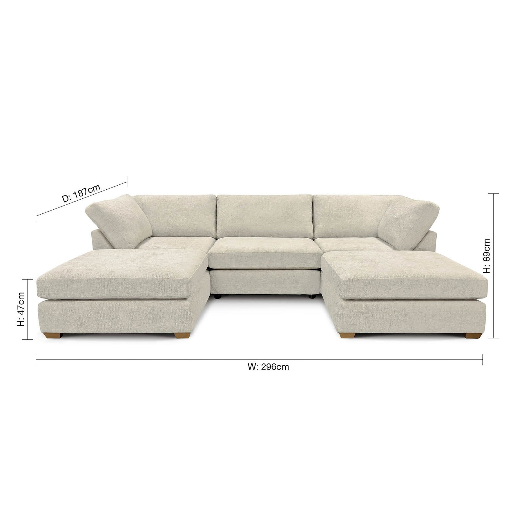 Rumi U Shaped Sofa