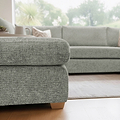 Rumi Pewter U Shaped Sofa from Roseland Furniture