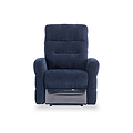 Dalton Navy Blue Fabric Electric Reclining Armchair from Roseland Furniture