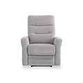 Dalton Silver Grey Fabric Electric Reclining Armchair from Roseland Furniture