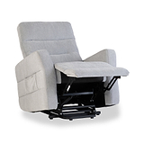Eldar-Fabric-Electric-Tilt-&-Rise-Armchair-Grey from Roseland Furniture