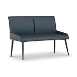 Rolf-Faux-Leather-Curved-Dining-Bench from Roseland Furniture
