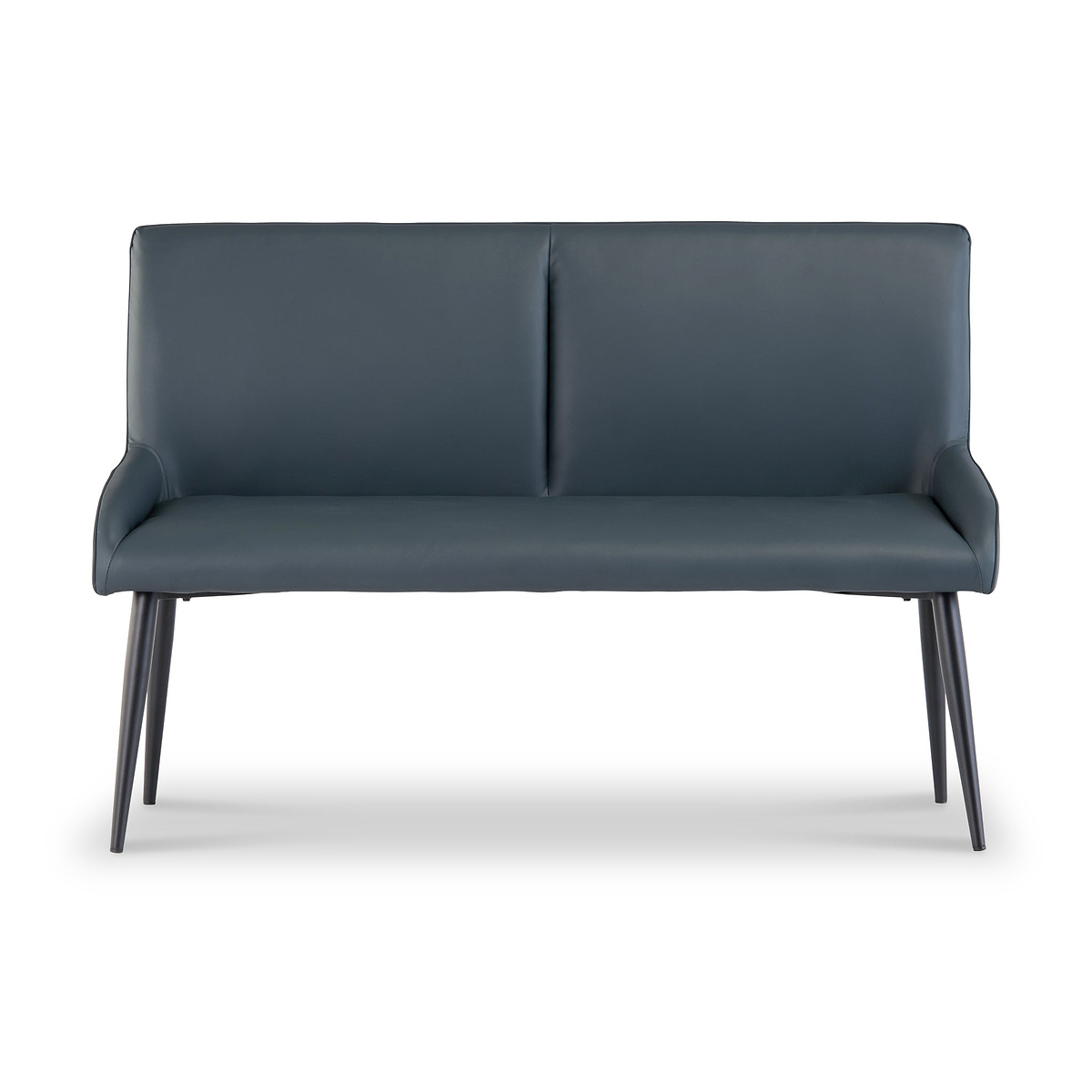 Rolf-Faux-Leather-Curved-Dining-Bench from Roseland Furniture