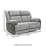 Marcell Power Recliner 2 Seater Sofa from Roseland Furniture