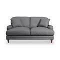 Bampton 2 Seater Sofa Charcoal Beech Feet from Roseland Furniture