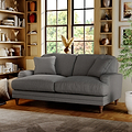 Bampton 2 Seater Sofa Charcoal Beech Feet from Roseland Furniture