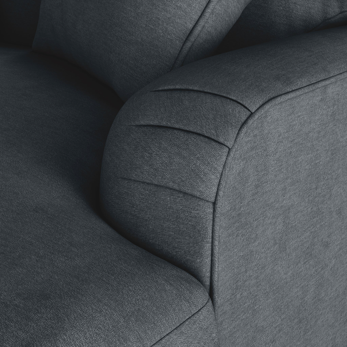Bampton 2 Seater Sofa Granite from Roseland Furniture