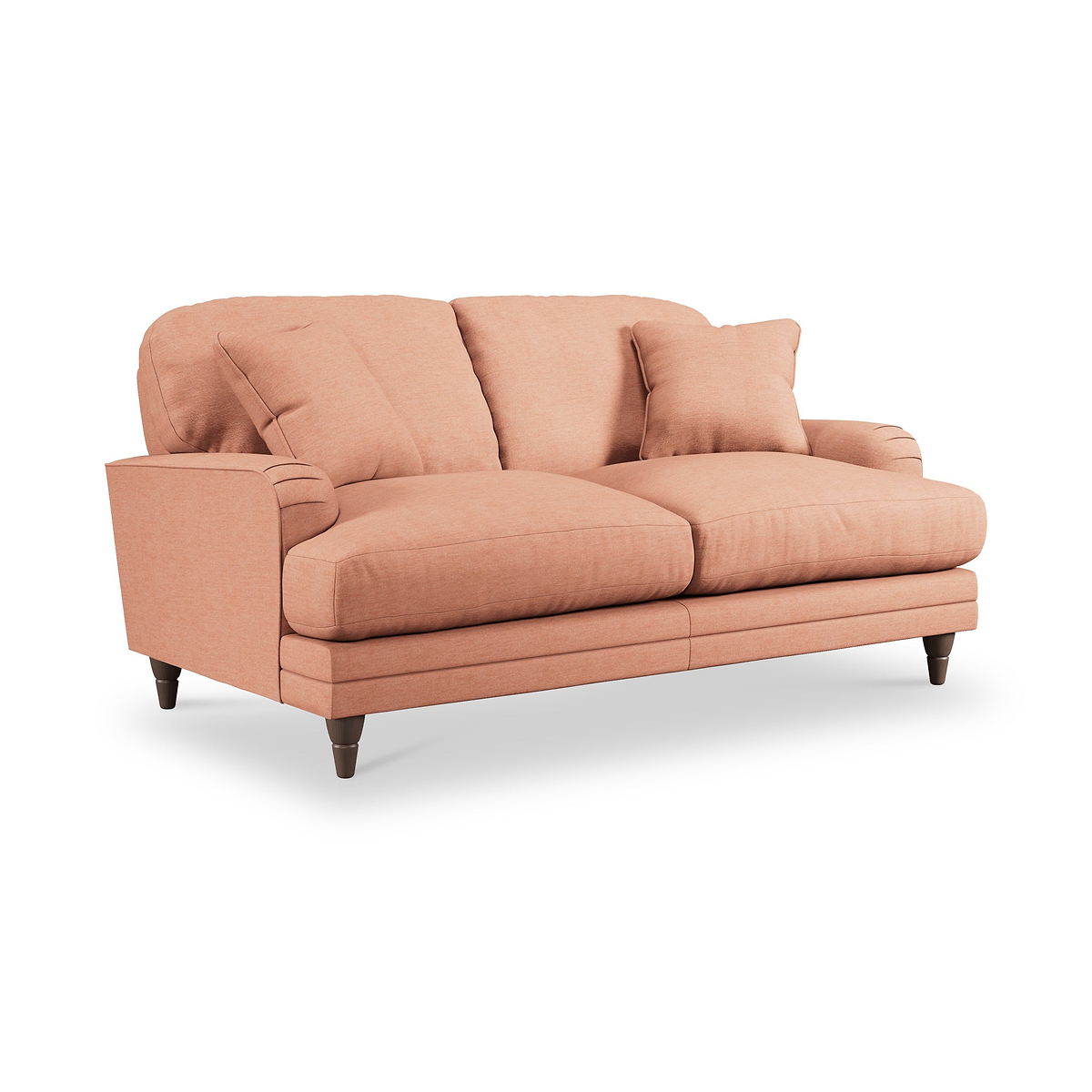 Bampton 2 Seater Sofa Salmon from Roseland Furniture
