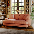 Bampton 2 Seater Sofa Salmon from Roseland Furniture
