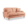 Bampton 2 Seater Sofa Salmon Oak Feet from Roseland Furniture
