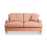 Bampton 2 Seater Sofa Salmon Oak Feet from Roseland Furniture