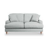 Bampton 2 Seater Sofa Sky Oak Feet from Roseland Furniture