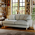 Bampton 2 Seater Sofa Sky Oak Feet from Roseland Furniture