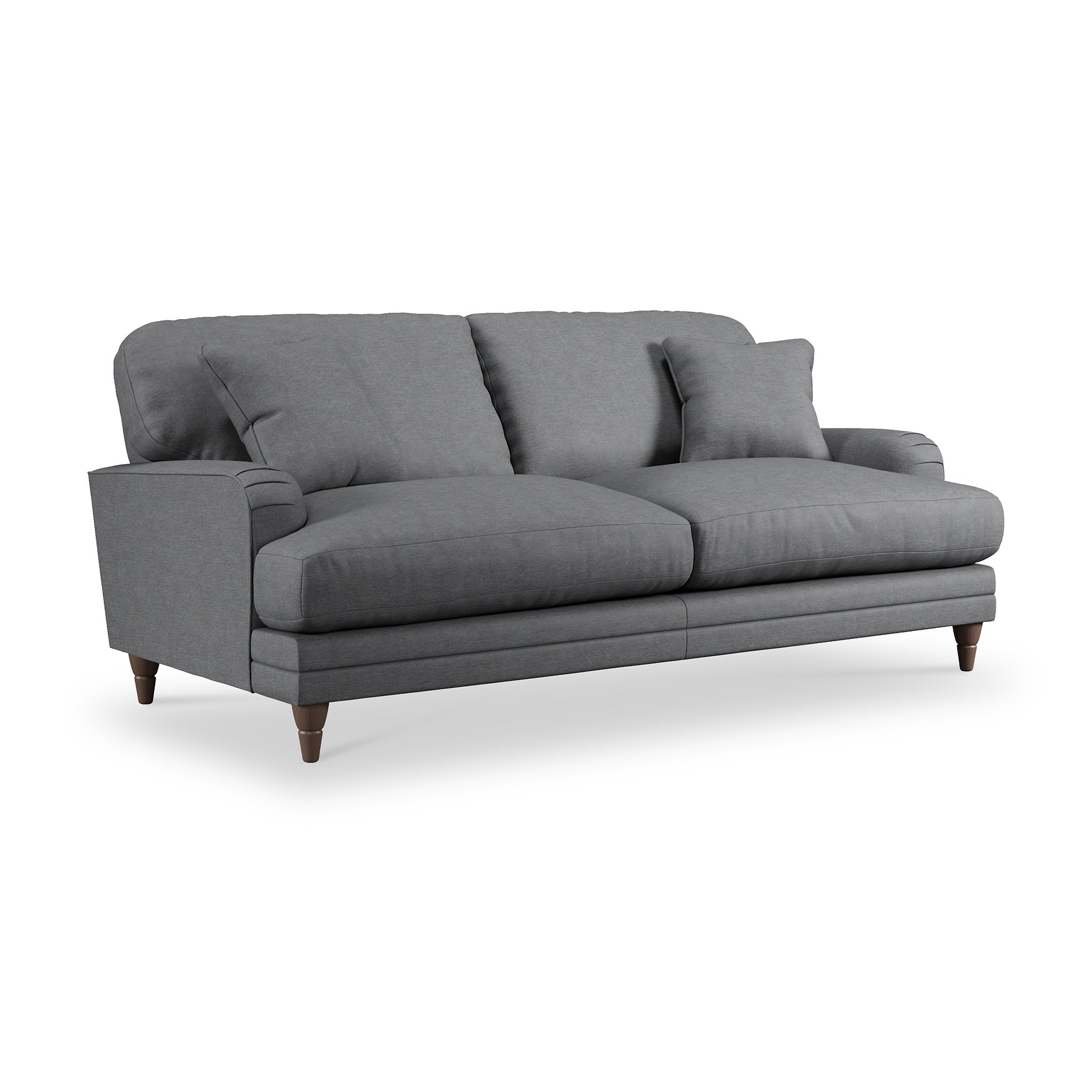 Bampton 3 Seater Sofa Charcoal from Roseland Furniture