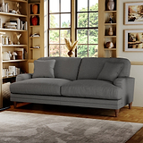 Bampton 3 Seater Sofa Charcoal from Roseland Furniture