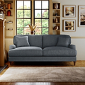 Bampton 3 Seater Sofa Granite Beech Feet from Roseland Furniture