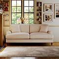 Bampton 3 Seater Sofa Cream from Roseland Furniture