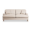 Bampton 3 Seater Sofa Cream Oak Feet from Roseland Furniture