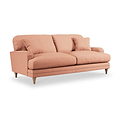 Bampton 3 Seater Sofa Salmon Oak Feet from Roseland Furniture