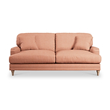 Bampton 3 Seater Sofa Salmon Oak Feet from Roseland Furniture