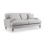 Bampton 3 Seater Sofa Silver from Roseland Furniture