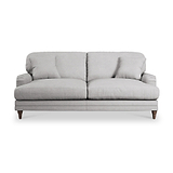 Bampton 3 Seater Sofa Silver from Roseland Furniture