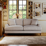 Bampton 3 Seater Sofa Silver from Roseland Furniture