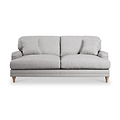 Bampton 3 Seater Sofa Silver Oak Feet from Roseland Furniture