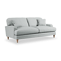 Bampton 3 Seater Sofa Sky Oak Feet from Roseland Furniture