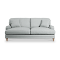 Bampton 3 Seater Sofa Sky Oak Feet from Roseland Furniture