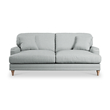 Bampton 3 Seater Sofa Sky Oak Feet from Roseland Furniture