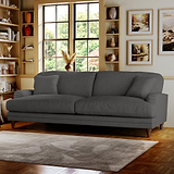 Bampton 4 Seater Sofa Charcoal from Roseland Furniture