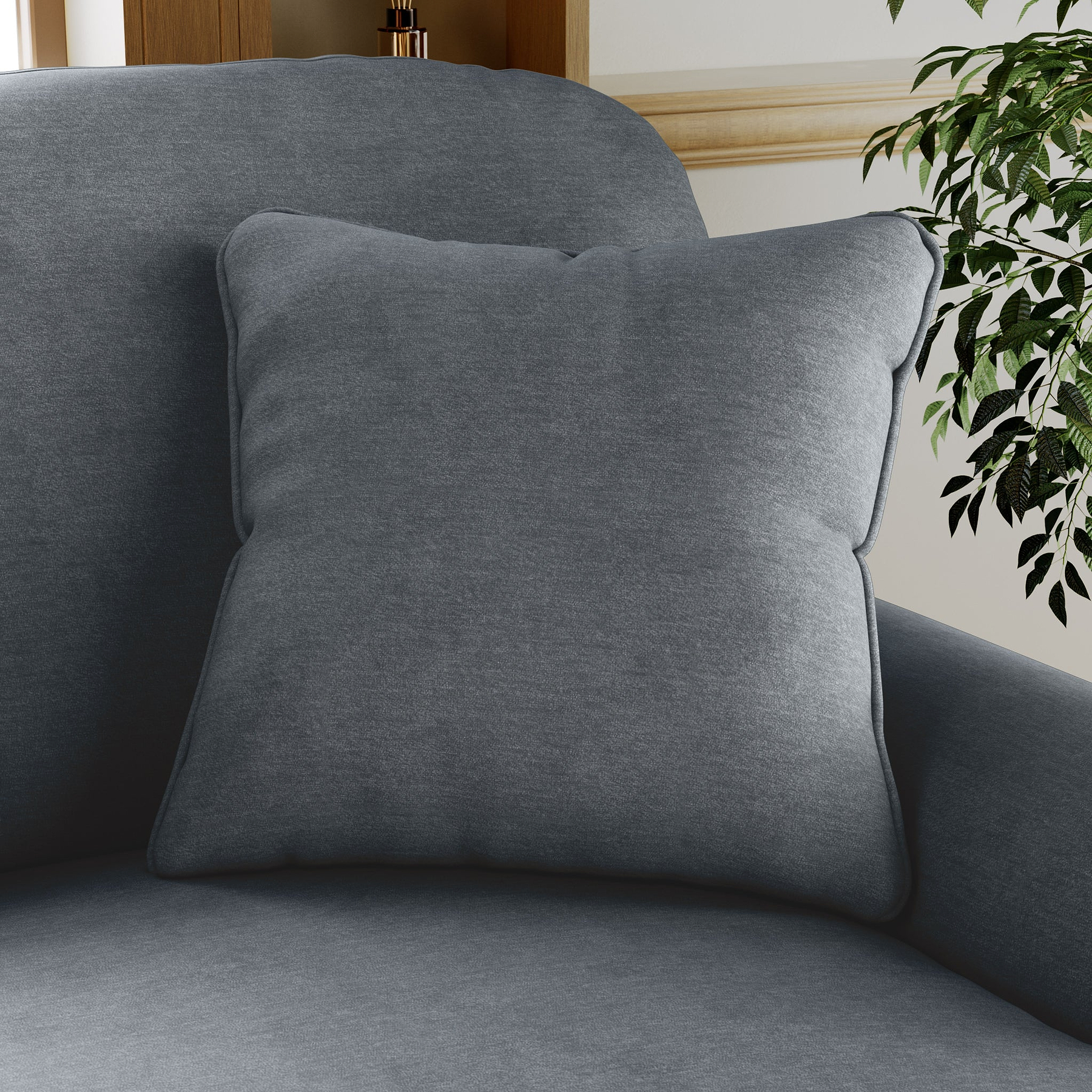 Bampton 4 Seater Sofa Granite from Roseland Furniture