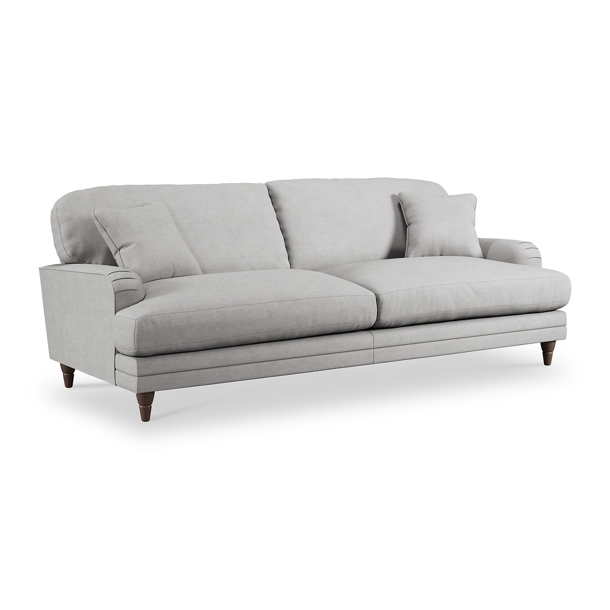 Bampton 4 Seater Sofa Silver from Roseland Furniture