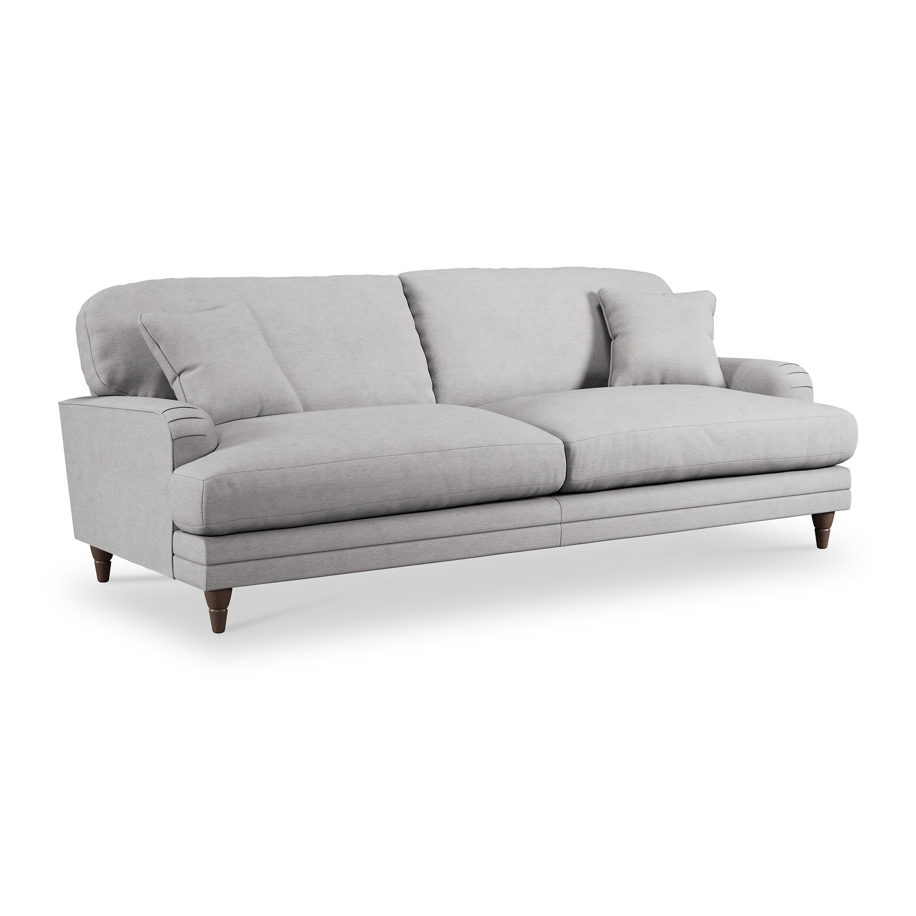 Bampton 4 Seater Sofa Silver from Roseland Furniture