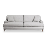 Bampton 4 Seater Sofa Silver from Roseland Furniture