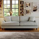 Bampton 4 Seater Sofa Sky from Roseland Furniture