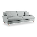 Bampton 4 Seater Sofa Sky Oak Feet from Roseland Furniture